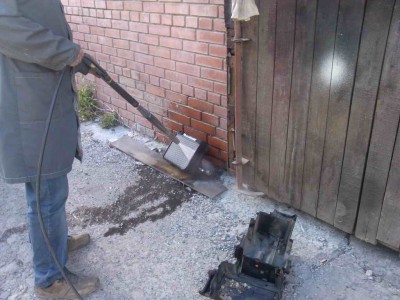 сам процесс чистки