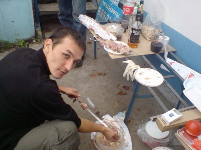 AHILES, шашлык и ром ;)